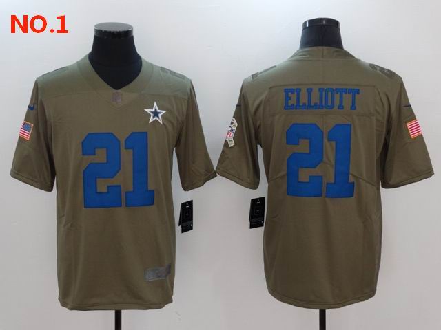 Men's Dallas Cowboys #21 Ezekiel Elliott Jerseys-35